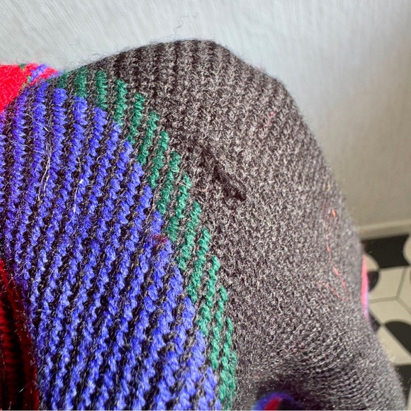 Vintage St. Michael Plaid Square Scarf - Picture 12 of 12